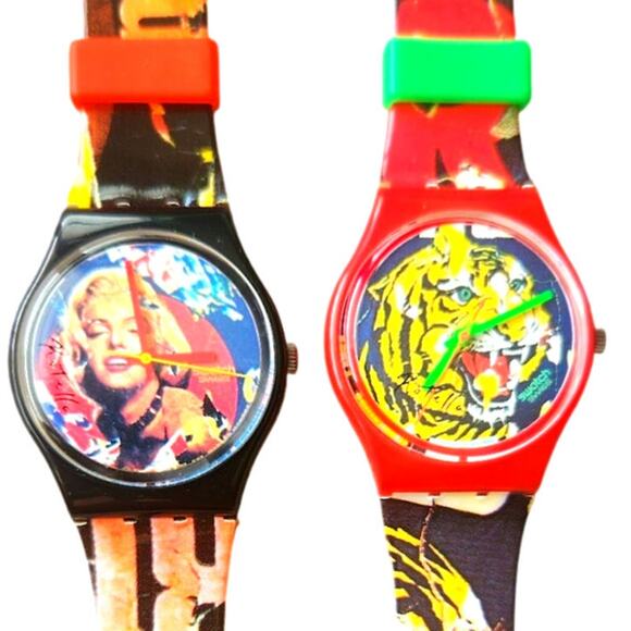 Vintage Swatch ROTELLA SET GZS04 Featuring Marilyn Monroe New Old Stock - Picture 1 of 17